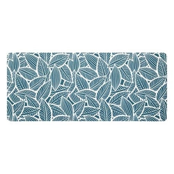 Diatomitová podložka 50x120 cm světle zelené listy