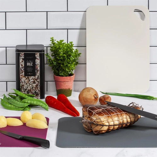 Sada moderních kuchyňských krájecích prkének Flexible Intesi z polypropylenu 3 ks