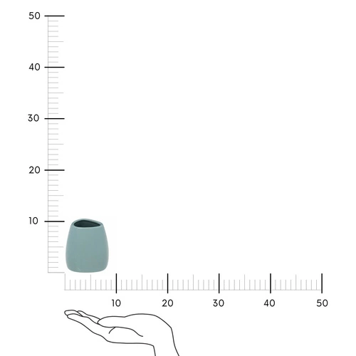 Keramický modrý kelímek na zubní kartáčky Colors moderní do koupelny 5five