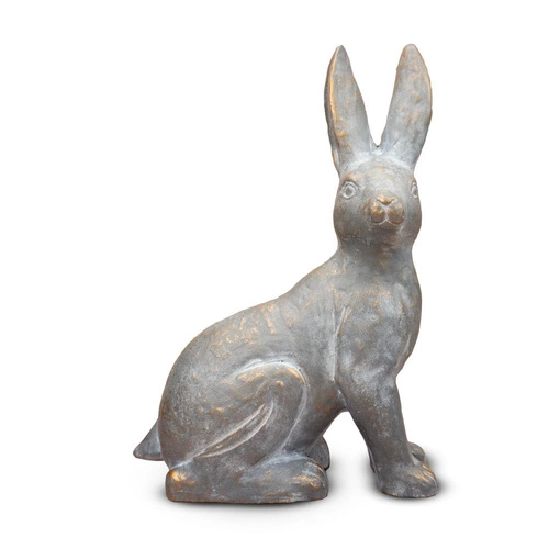 Velikonoční dekorativní zajíc Bystry 50 cm Intesi šedý moderní ozdoba na stůl do obýváku