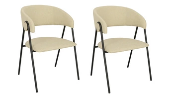 Sada 2 béžových židlí Larisa