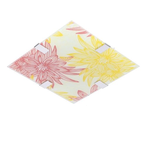 LED stropní svítidlo čtvercové Georgia 31x31 moderní skleněné do kuchyně a obýváku CANDELLUX