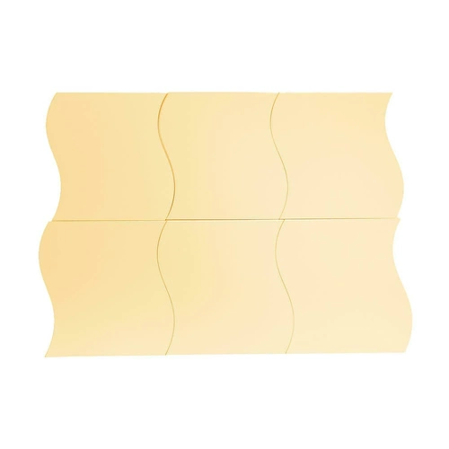 Zrcadlové dekorace Vlna 12 kusů