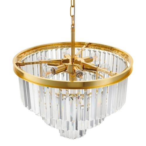 Stropní svítidlo SPLENDORE zlaté 50 cm glamour do obýváku a jídelny Step into Design