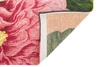 Moderní bavlněný koberec Interfloral 140x200 s květinovým vzorem růžový do obýváku a ložnice