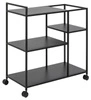 Kovový barový vozík na kolečkách Newcastle Actona industriální do kuchyně a obýváku 78 cm