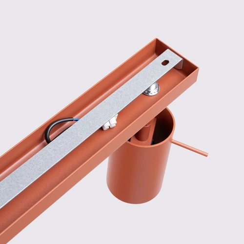 Stropní svítidlo moderní RING 6L červené otočné do obývacího pokoje a ložnice SOLLUX