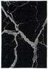 Moderní vlněný koberec Statuario Black 200x300 do obýváku, snadno čistitelný Carpet Decor