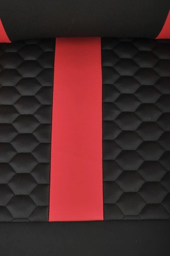 Herní houpací křeslo Gamer Intesi moderní černo-červené do studentského pokoje