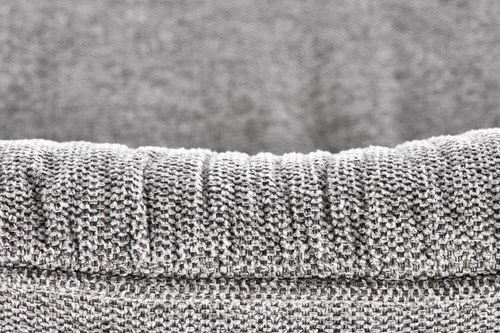 Čalouněná jídelní židle Danis šedá moderní na černých nohách Intesi