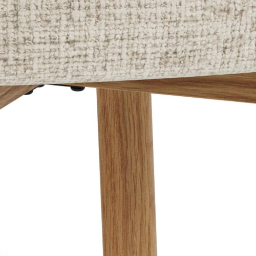 Židle Darlene béžová čalouněná skandinávská do jídelny Actona