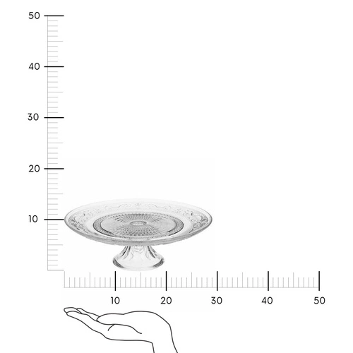 Renesanční skleněná mísa na těsto