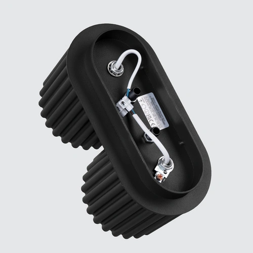 Moderní černý stropní plafon AURA 2 do obýváku a kuchyně GU10 minimalistický