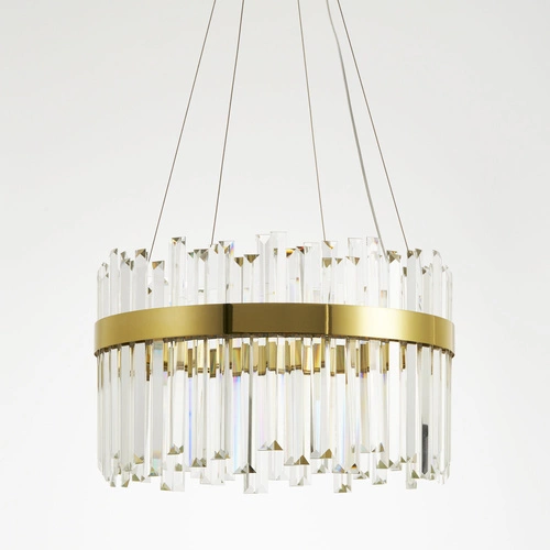 Křišťálový lustr LED ROYAL Step into Design zlatý 50 cm do obýváku a jídelny