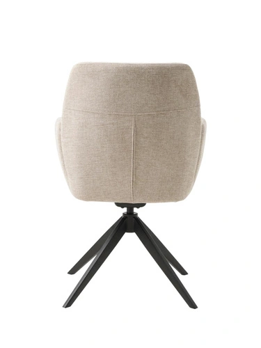 Otočná jídelní židle Roxana čalouněná s područkami