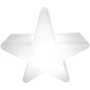 Dekorační zahradní lampa hvězda STAR XL LED RGBW 16 barev 120 cm