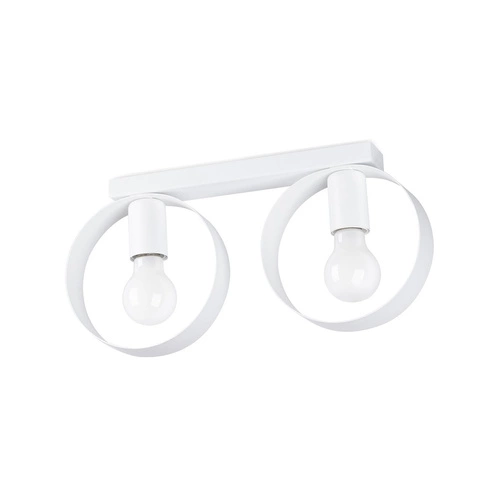 Stropní svítidlo TITRAN 2 bílá moderní kovová do obýváku a kuchyně SOLLUX LIGHTING