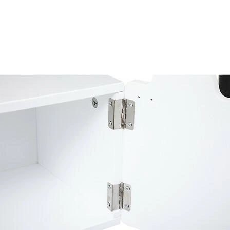 Dětský noční stolek Fox bílý dřevěný z MDF Atmosphera do dětského pokoje