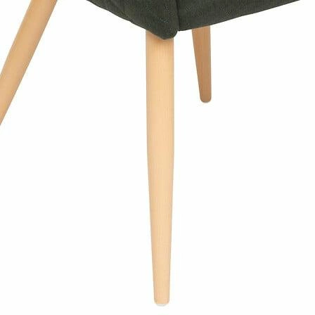 Čalouněná židle Marlo zelená s područkami do jídelny a obýváku moderní Atmosphera