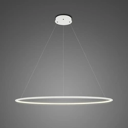Závěsné LED svítidlo kulaté 100 cm bílé moderní do obýváku a nad stůl Altavola Design