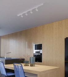 Stropní svítidlo, 4 spoty, 3fázový kolejnicový systém, OSSI