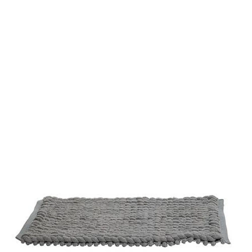 Pletená koupelnová předložka 50x75 šedá