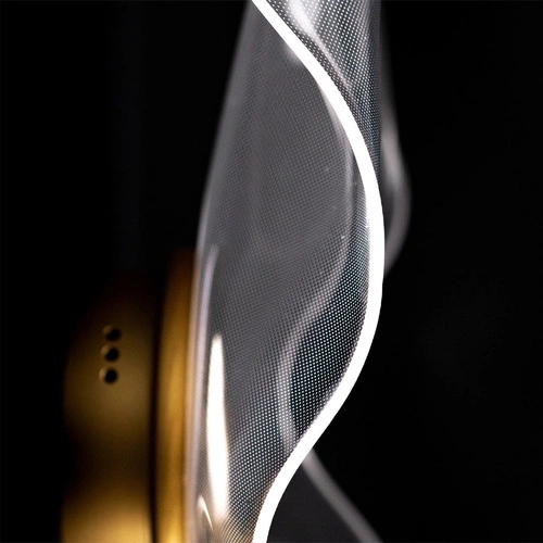 LED stropní svítidlo Velo no.2 moderní zlaté kulaté 50 cm do obýváku a ložnice ALTAVOLA DESIGN