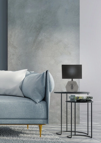 Noční lampička Animi moderní šedá s betonovým stínidlem do ložnice a obýváku CANDELLUX