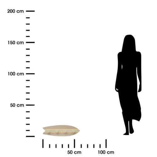 Dětský nástěnný věšák Rhon béžový moderní s háčky Atmosphera