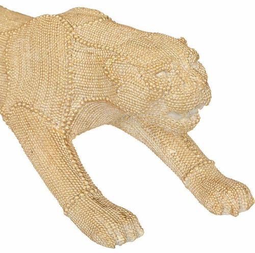 Dekorační soška zlatá pantera 15 cm Atmosphera glamour na komodu do obýváku