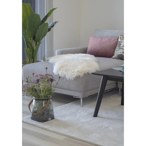 Béžová jehněčí kožešina House Nordic dekorativní podsedák na židli do obýváku 50x85