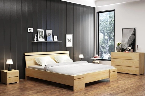 Dřevěná komoda se zásuvkami Sparta 120 cm skandinávská do obýváku a ložnice SKANDICA