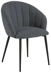 Jídelní židle Daniella Actona čalouněná antracitová s područkami moderní