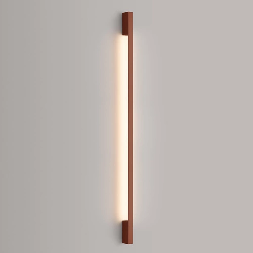 Nástěnné LED svítidlo SAPPO 150 moderní červené do obýváku a ložnice hliník 150 cm