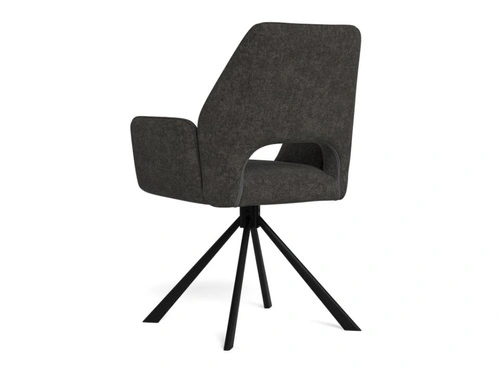 Otočná čalouněná židle Graham Actona šedá do jídelny a obýváku