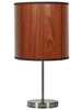 Dřevěná stolní lampa 1x60W E27 dubová