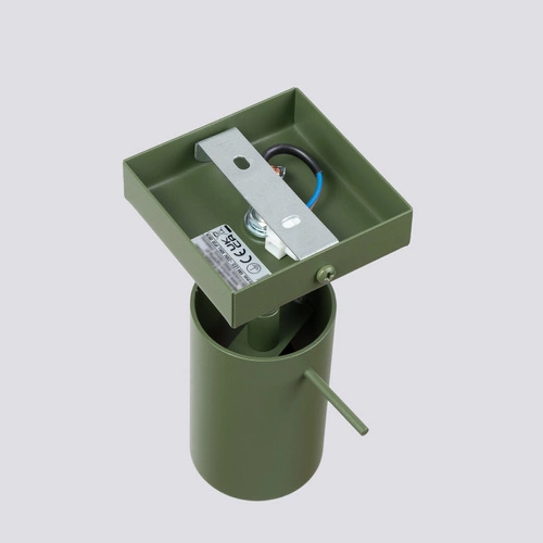 Nástěnné svítidlo RING moderní olivově zelené ocelové s nastavitelným stínidlem do obýváku SOLLUX