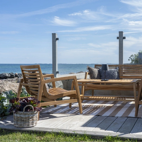 Moderní béžový koberec do obýváku Pina 200x300 obdélníkový snadno čistitelný House Nordic