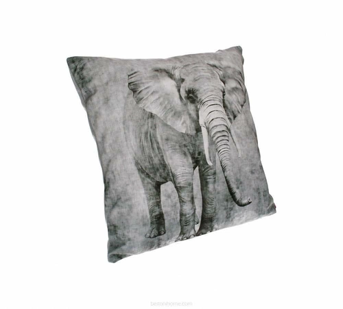 Velurový dekorační polštář KONGO 40x40 cm antialergický do obýváku a ložnice