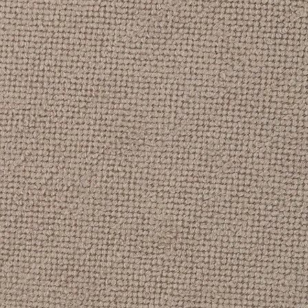 Puf Amea kulatý béžový bouclé do obýváku moderní čalouněný Atmosphera 40 cm