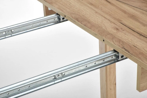 Rozkládací kulatý jídelní stůl Nigo Intesi dub přírodní moderní 102–142 cm