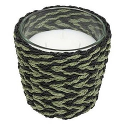 Vonná svíčka Exotic Panama Atmosphera ve skle, dřevito-ambra, 380g, zelená