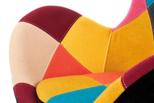 Otočná křesla Patchis do obývacího pokoje moderní multicolor Intesi čalouněná