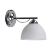 Nástěnné svítidlo Filona chrom 1x40 E27 difuzor bílý