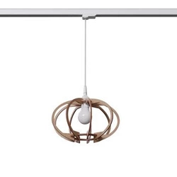 MANDELINO závěsná lampa z přírodního dřeva E27 4000K 7,5W 690lm #W