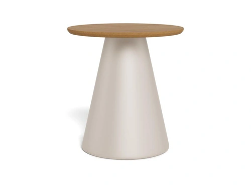 Actona Soli kulatý konferenční stolek dubové dřevo 45 cm do obýváku