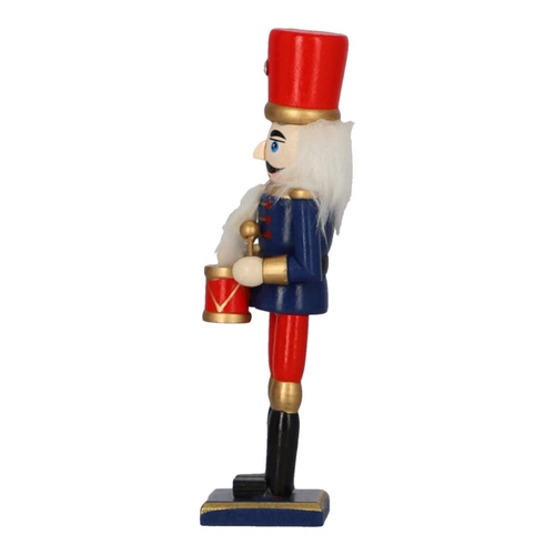 Louskáček Luke 18 cm s červenou čepicí