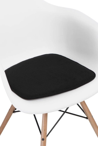 Filcový sedák na židli Intesi Arm Chair černý moderní do jídelny 40x39
