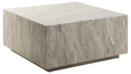 Konferenční stolek Dice 90x90 cm čtvercový mramorový šedý moderní do obýváku Actona