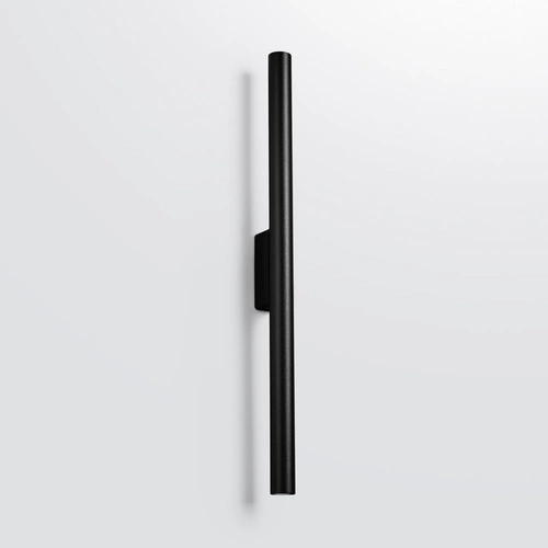 Moderní černé nástěnné svítidlo Pastelo 2 kovové do obýváku a ložnice svítí nahoru i dolů